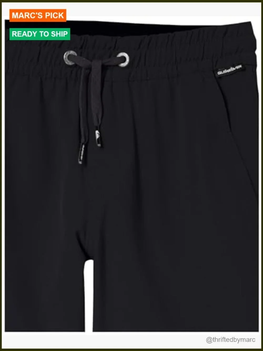 Youth Hybrid Shorts with Water Resistant Zipper Pockets, Size 13